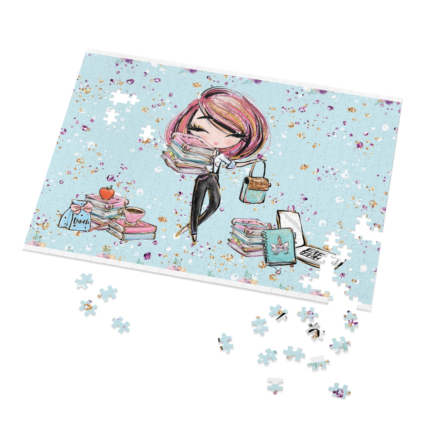 Jigsaw Puzzle, Teacher, Personalised/Non-Personalised (30, 110, 252, 500,1000-Piece)