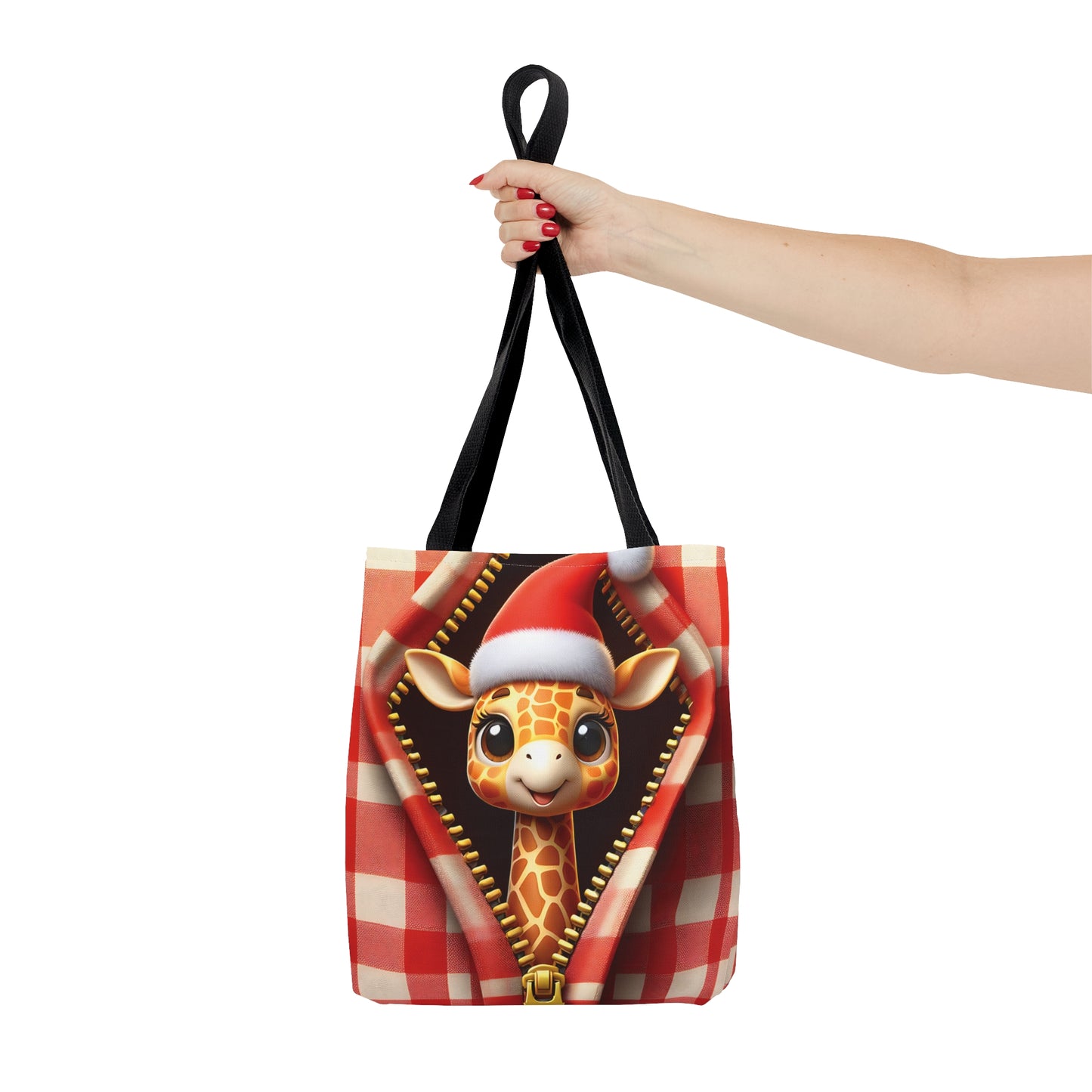 Tote Bag, Christmas Giraffe