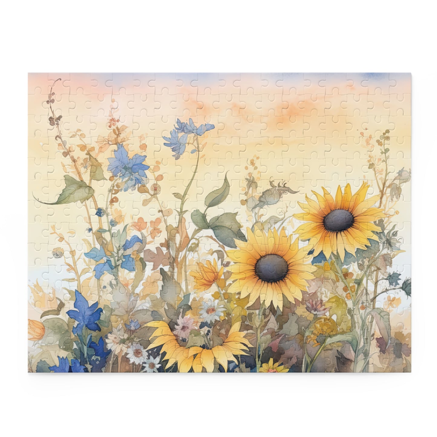 Personalised/Non-Personalised Puzzle, Floral (120, 252, 500-Piece)