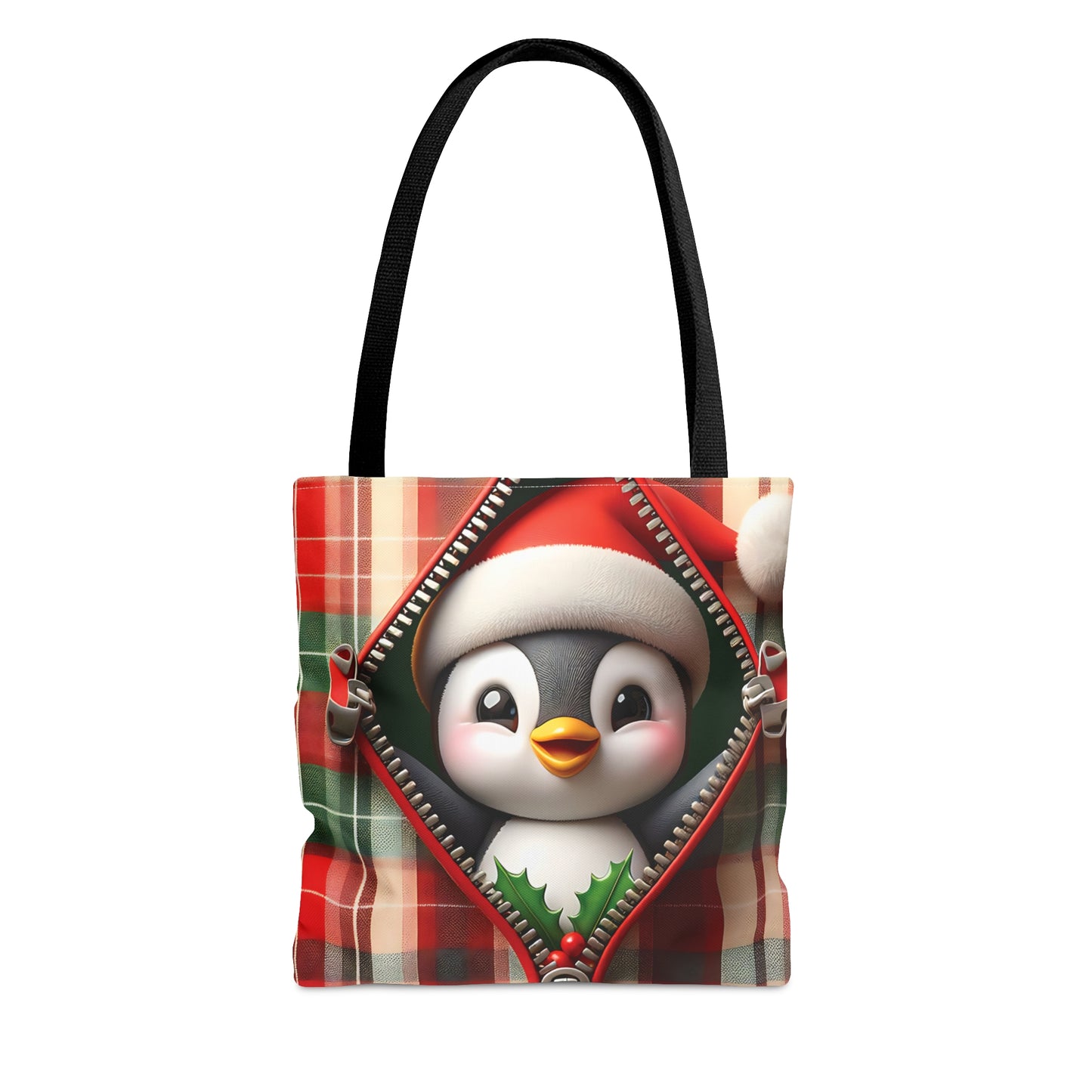 Tote Bag, Christmas, Penguin