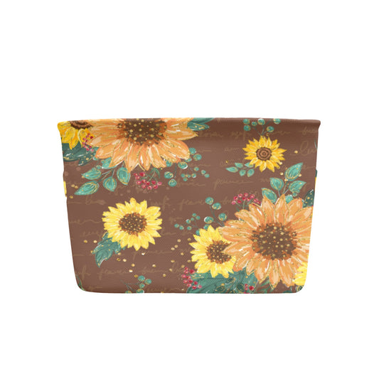 Sunflowers Fabric Storage Basket