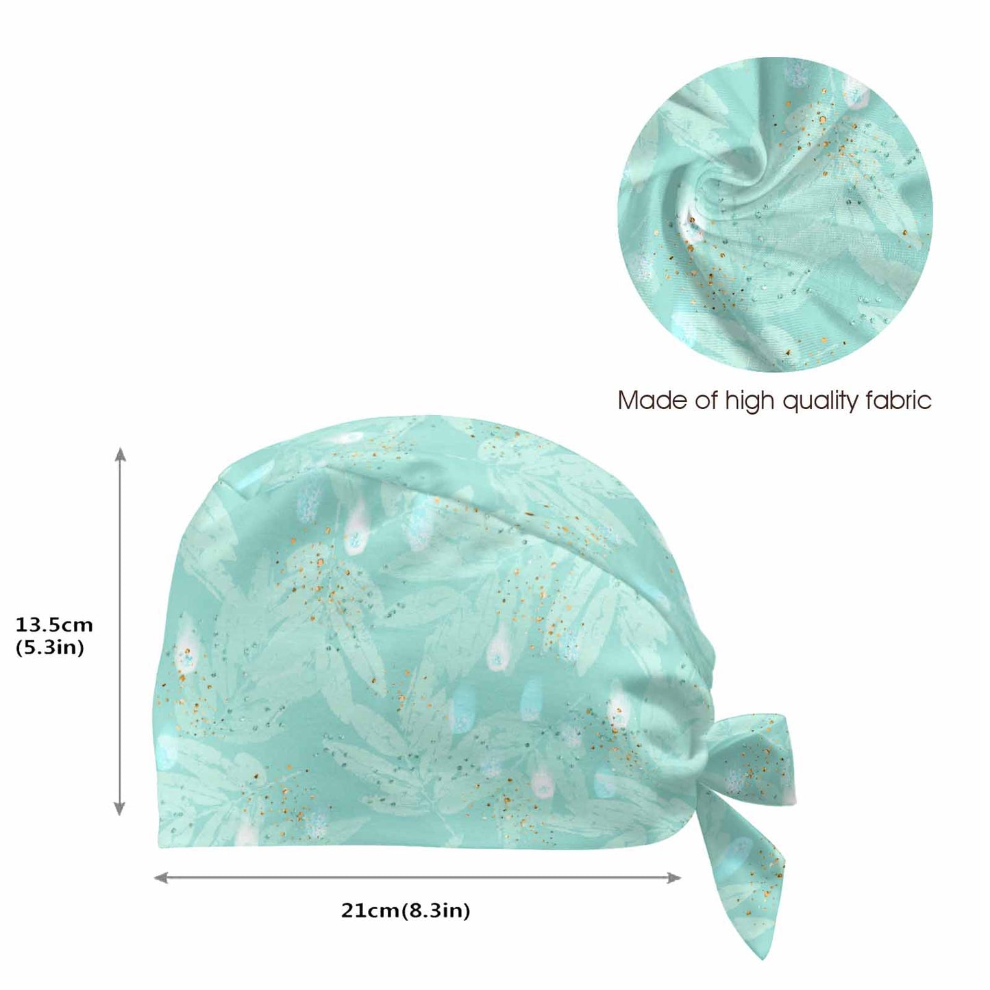 Nurse Scrub Cap Australian Eucalyptus Leaves  Scrub Cap