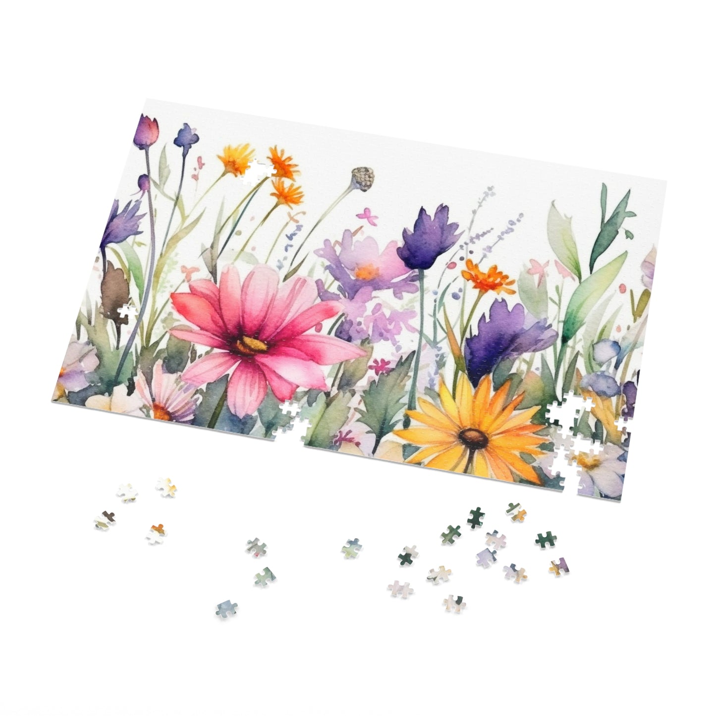 Jigsaw Puzzle, Floral, Personalised/Non-Personalised (30, 110, 252, 500,1000-Piece)