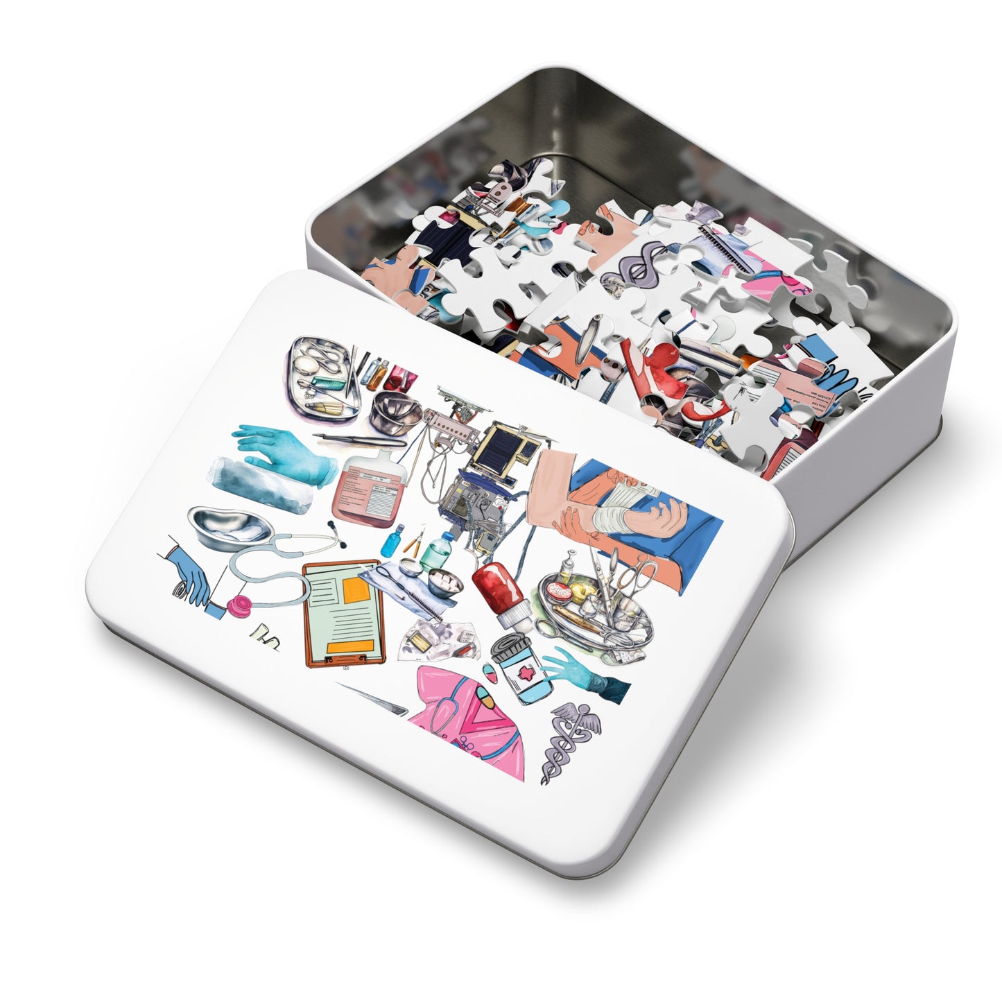 Jigsaw Puzzle, Wound Care Nurse, Personalised/Non-Personalised (30, 110, 252, 500,1000-Piece)