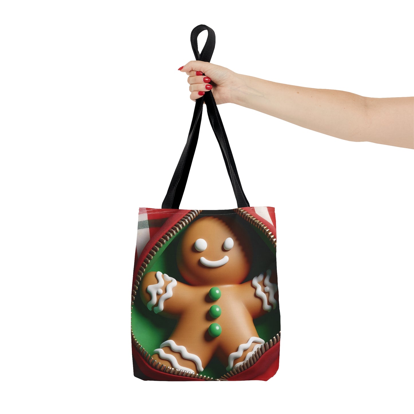 Tote Bag, Christmas, Gingerbread Man