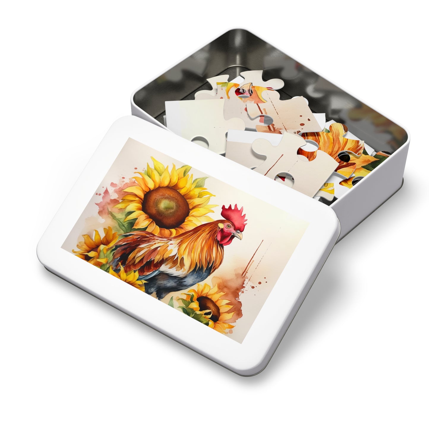 Jigsaw Puzzle, Chicken/Rooster, Personalised/Non-Personalised (30, 110, 252, 500,1000-Piece)