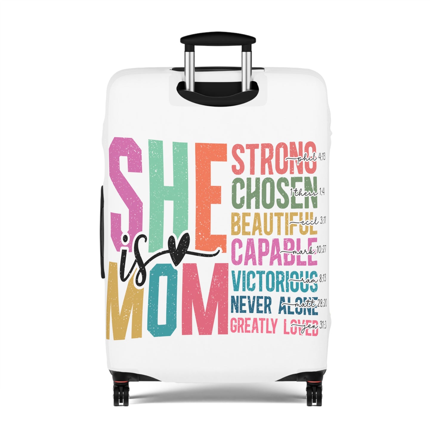 Luggage Cover, She is Mom, awd-5023