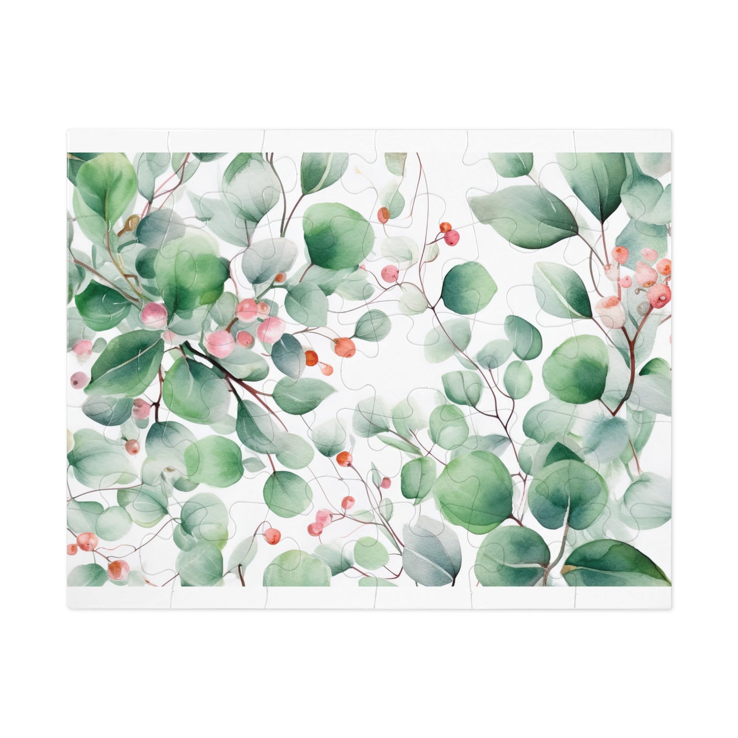 Jigsaw Puzzle, Eucalyptus Leaves, Personalised/Non-Personalised (30, 110, 252, 500,1000-Piece)