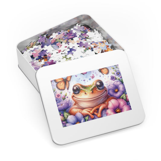 Jigsaw Puzzle, Frog, Personalised/Non-Personalised (30, 110, 252, 500,1000-Piece)