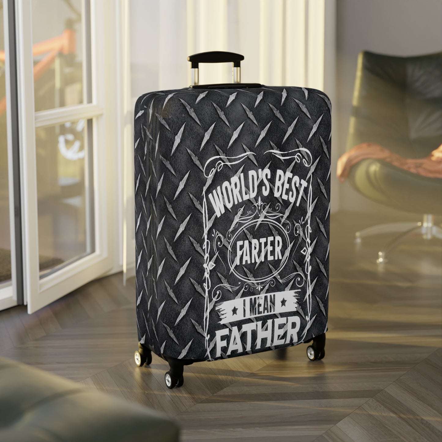 Luggage Cover, World's Best Father, awd-517