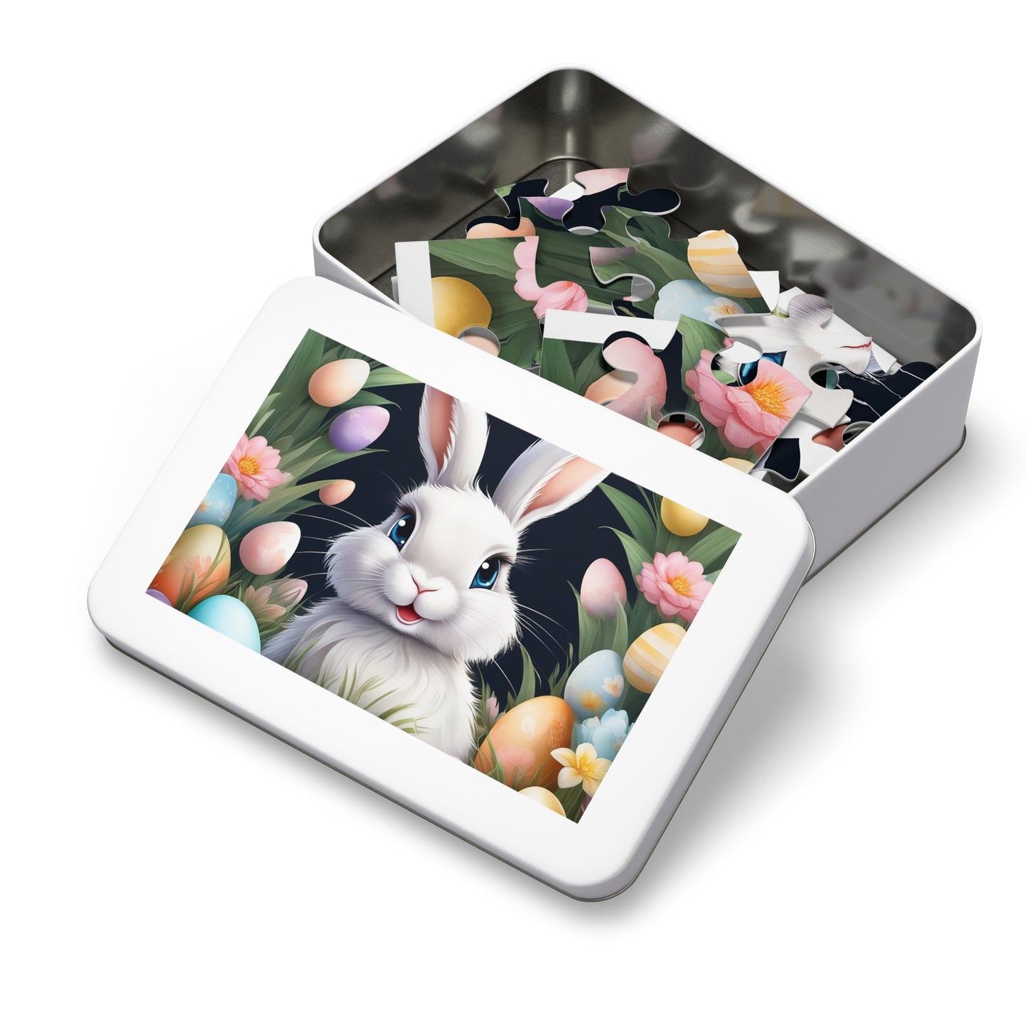 Puzzle, Easter, Rabbit, Personalised/Non-Personalised (30, 110, 252, 500,1000-Piece) awd-649