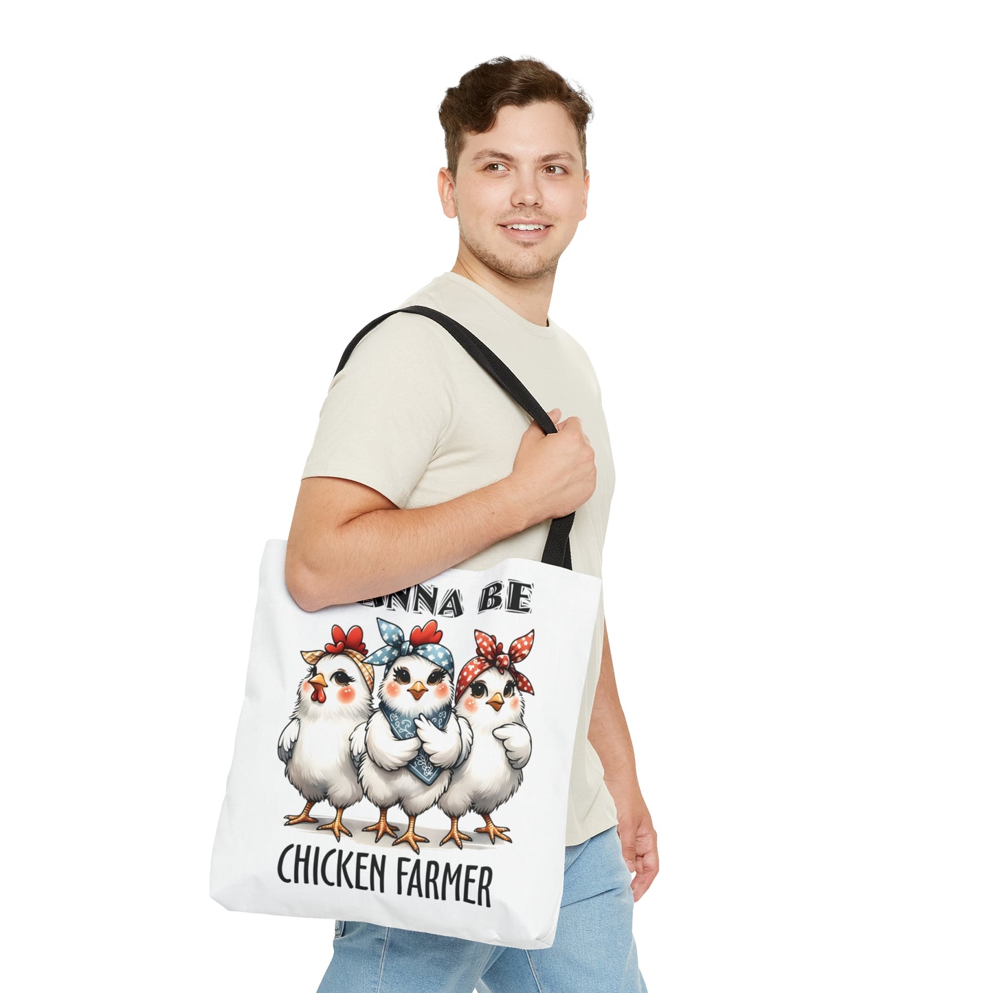 Tote Bag, Chicken, Wanna Be Chicken Farmer