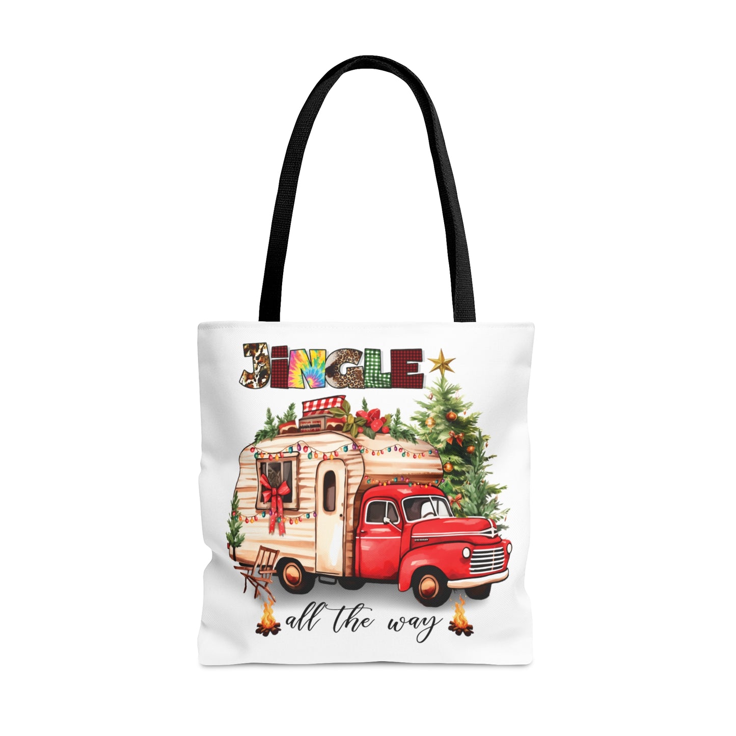 Tote Bag, Christmas, Camper