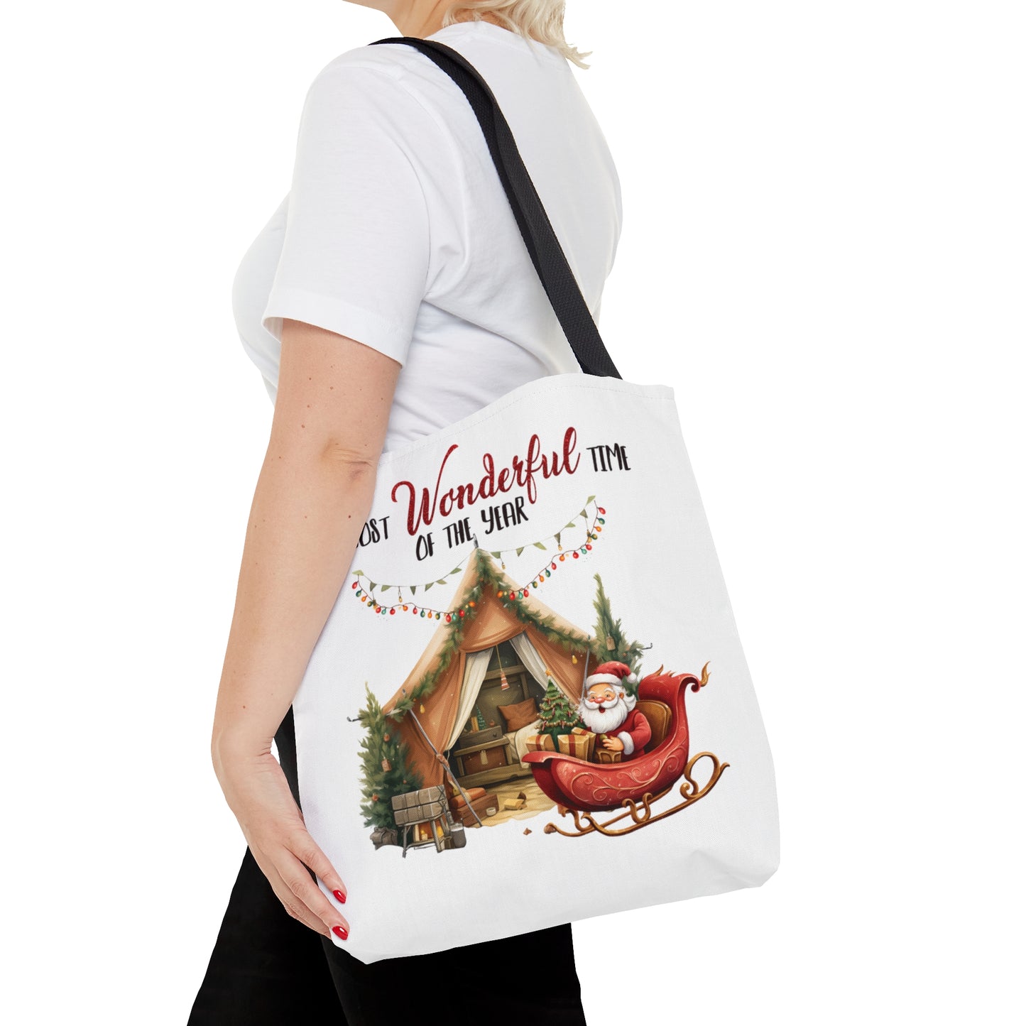 Tote Bag, Christmas, Camper