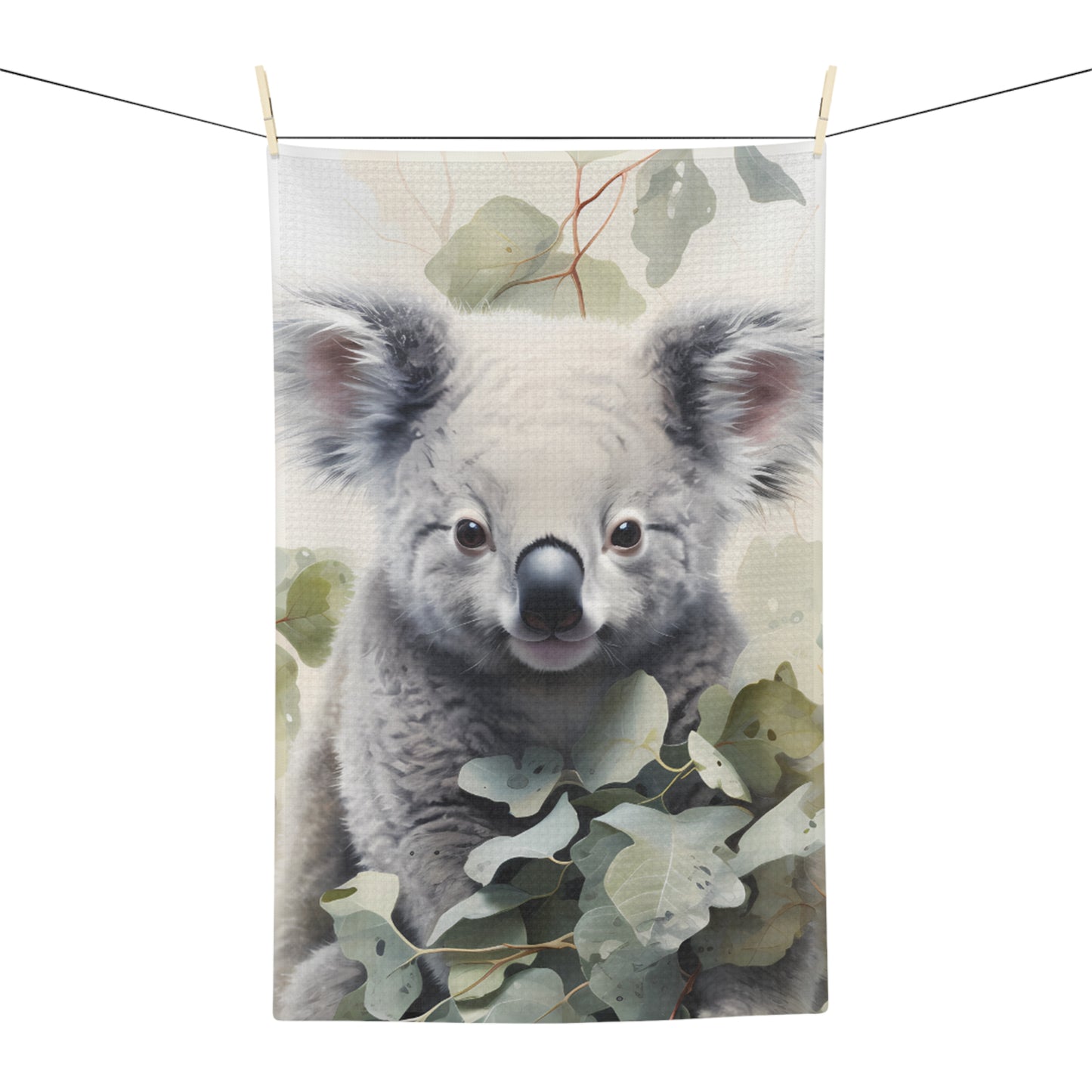 Microfiber Tea Towel, Australian Animals, Koala