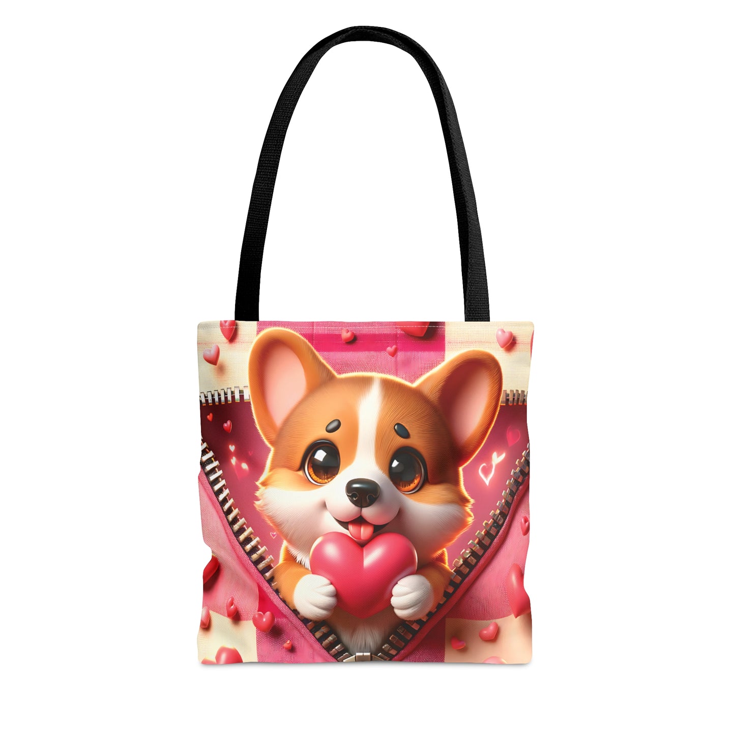 Tote Bag, Cute Dog, Personalised/Non-Personalised Tote bag