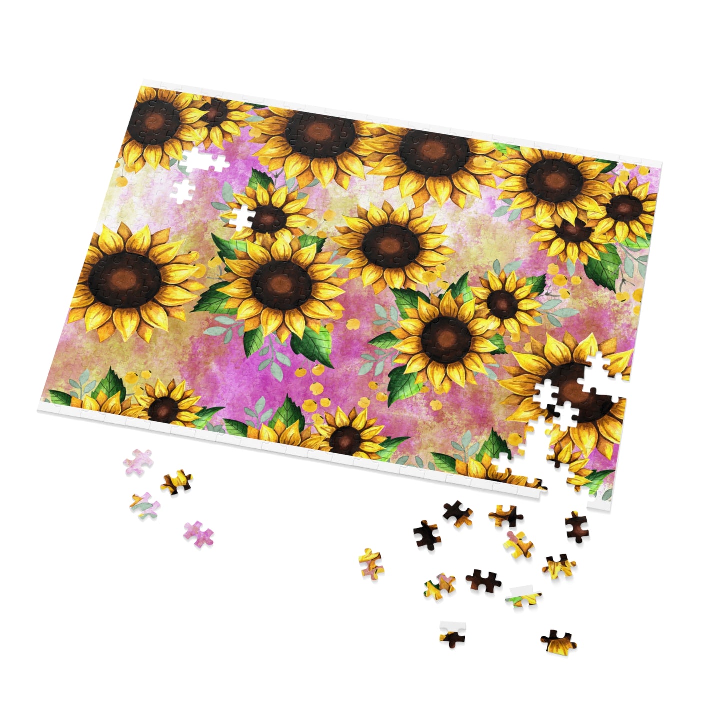 Jigsaw Puzzle, Sunflower, Personalised/Non-Personalised (30, 110, 252, 500,1000-Piece)