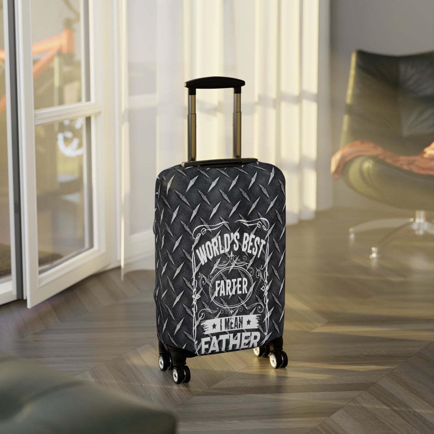 Luggage Cover, World's Best Father, awd-517