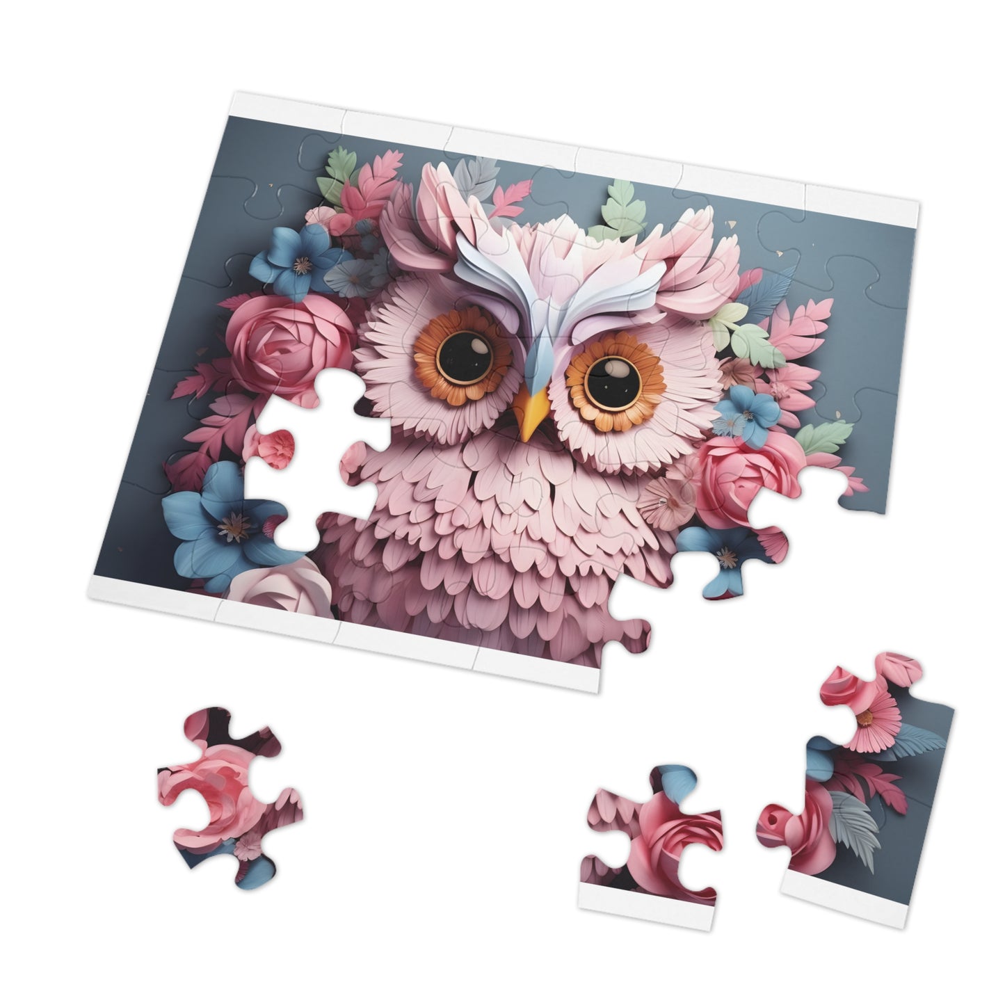 Jigsaw Puzzle, Owl, Personalised/Non-Personalised (30, 110, 252, 500,1000-Piece)