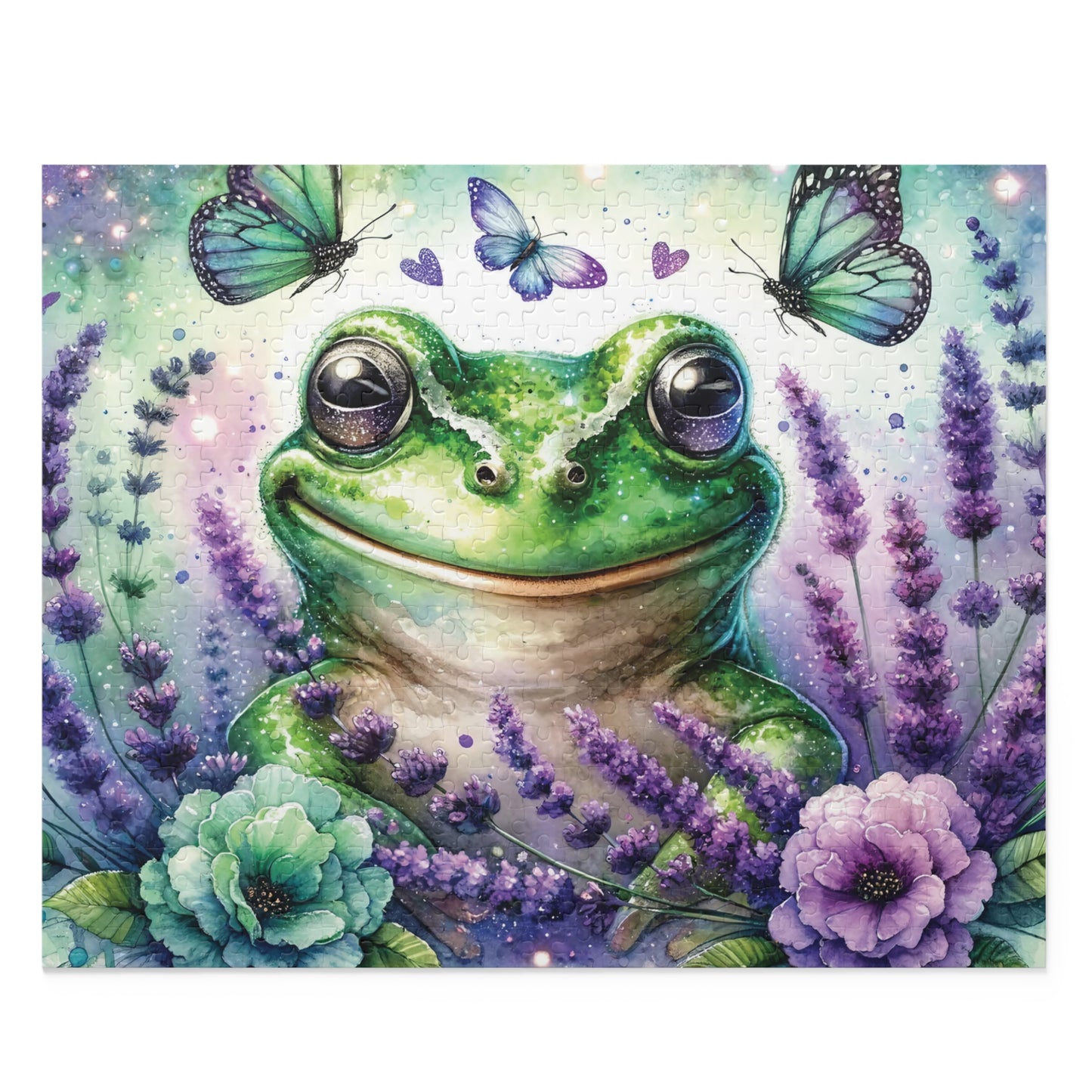 Personalised/Non-Personalised Puzzle, Frog (120, 252, 500-Piece)