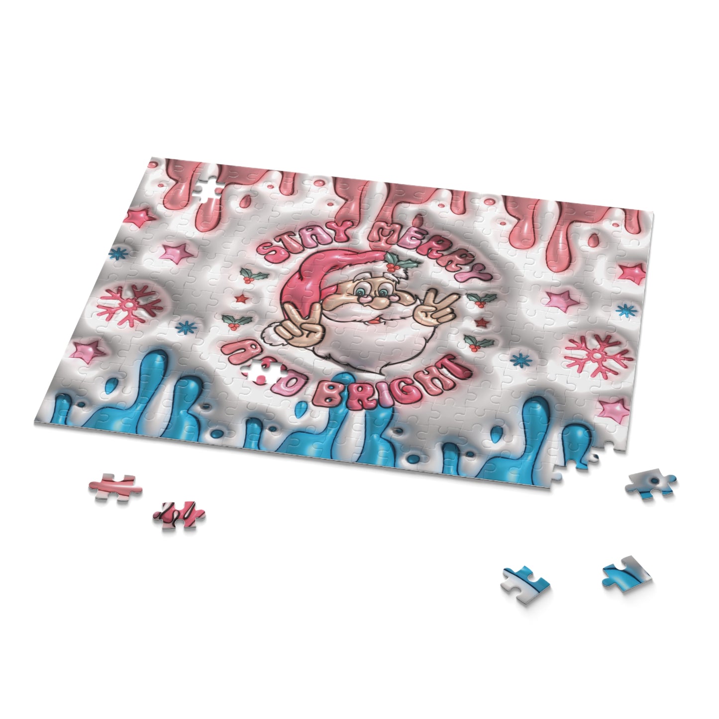 Personalised/Non-Personalised Puzzle, Christmas (120, 252, 500-Piece)