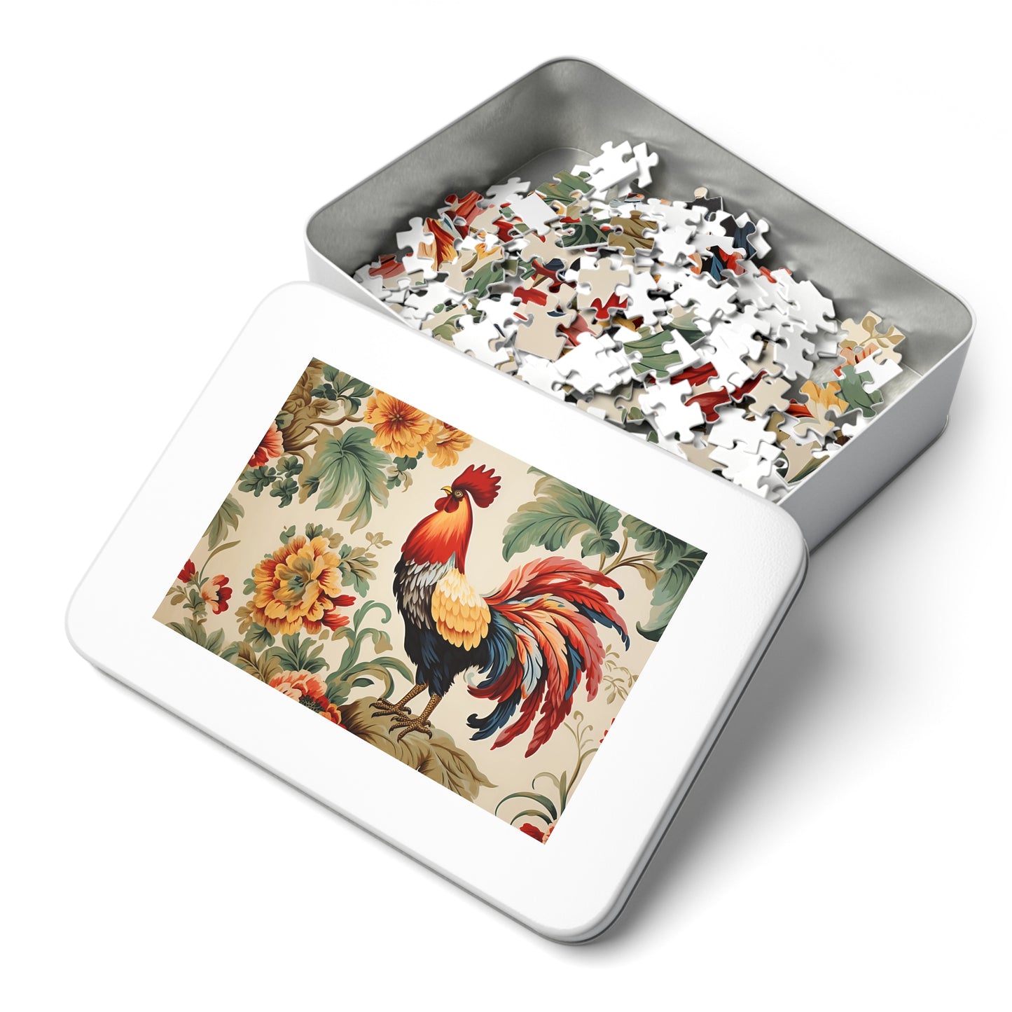 Jigsaw Puzzle, Chicken/Rooster, Personalised/Non-Personalised (30, 110, 252, 500,1000-Piece)