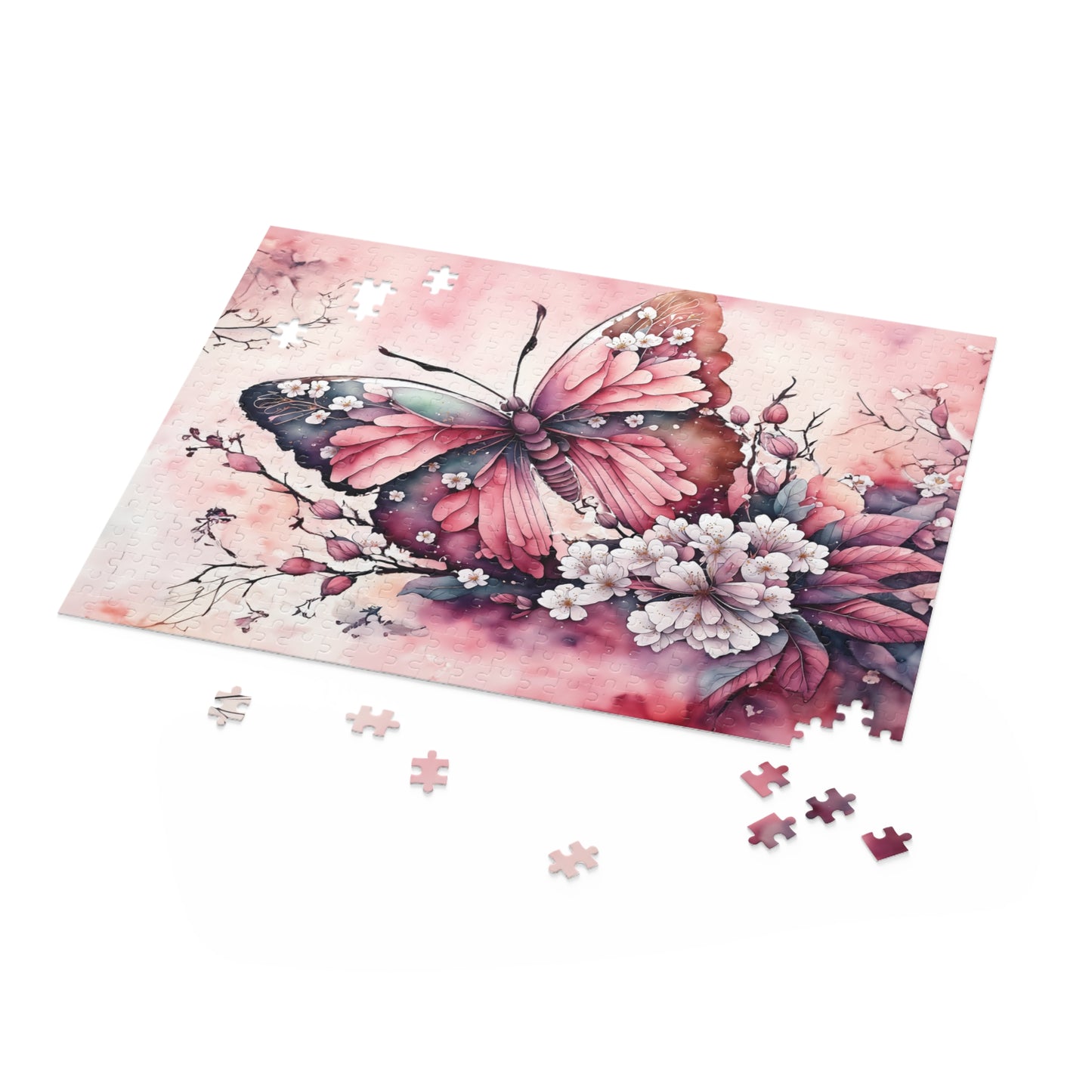 Personalised/Non-Personalised Puzzle, Butterfly Dreams (120, 252, 500-Piece)