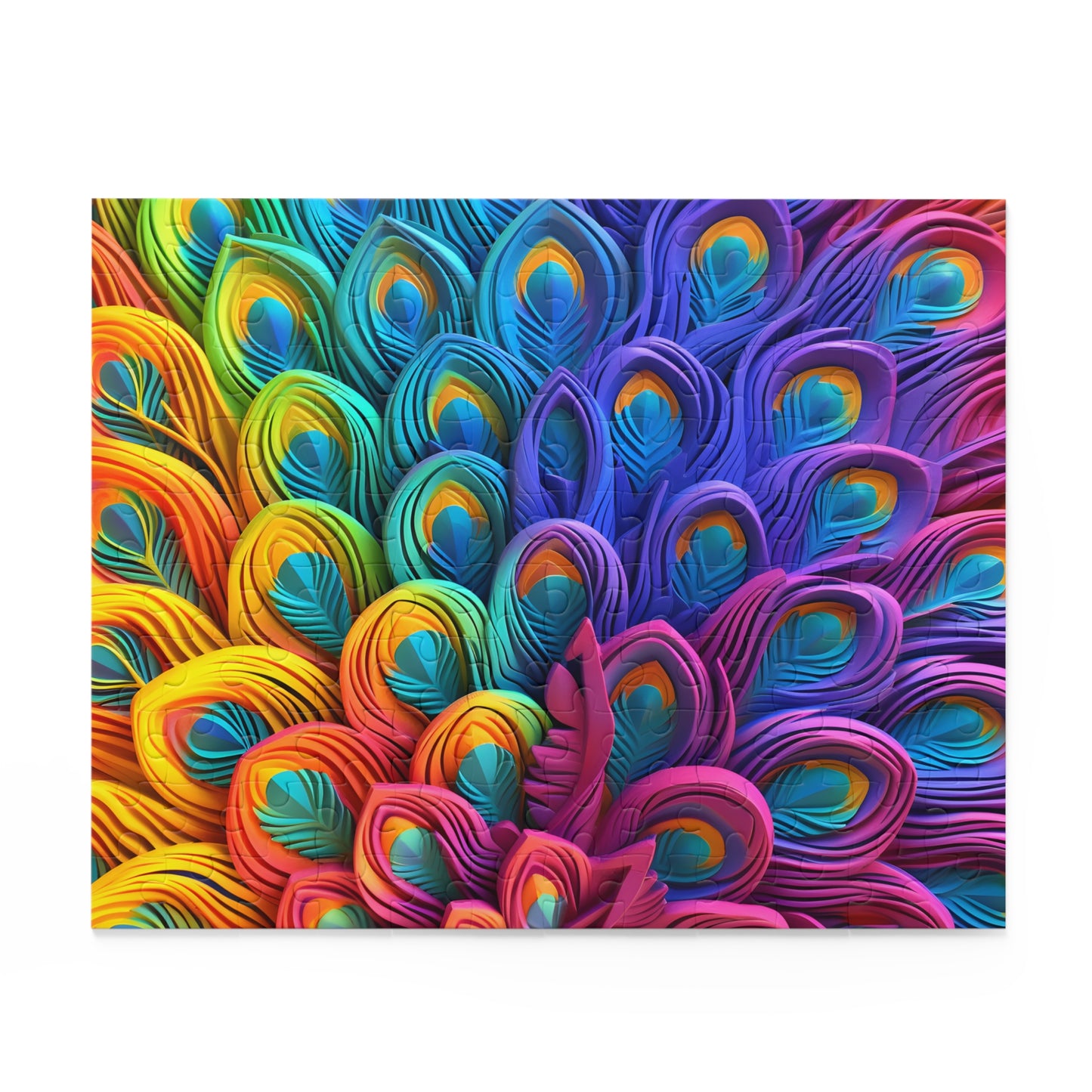 Puzzle, Peacock Feathers (120, 252, 500-Piece) awd-574