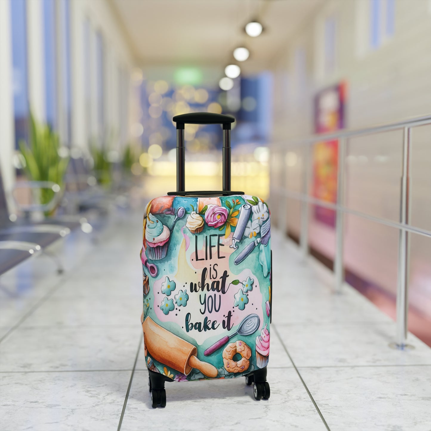 Luggage Cover, Baking, Life is what you bake it, awd-1762