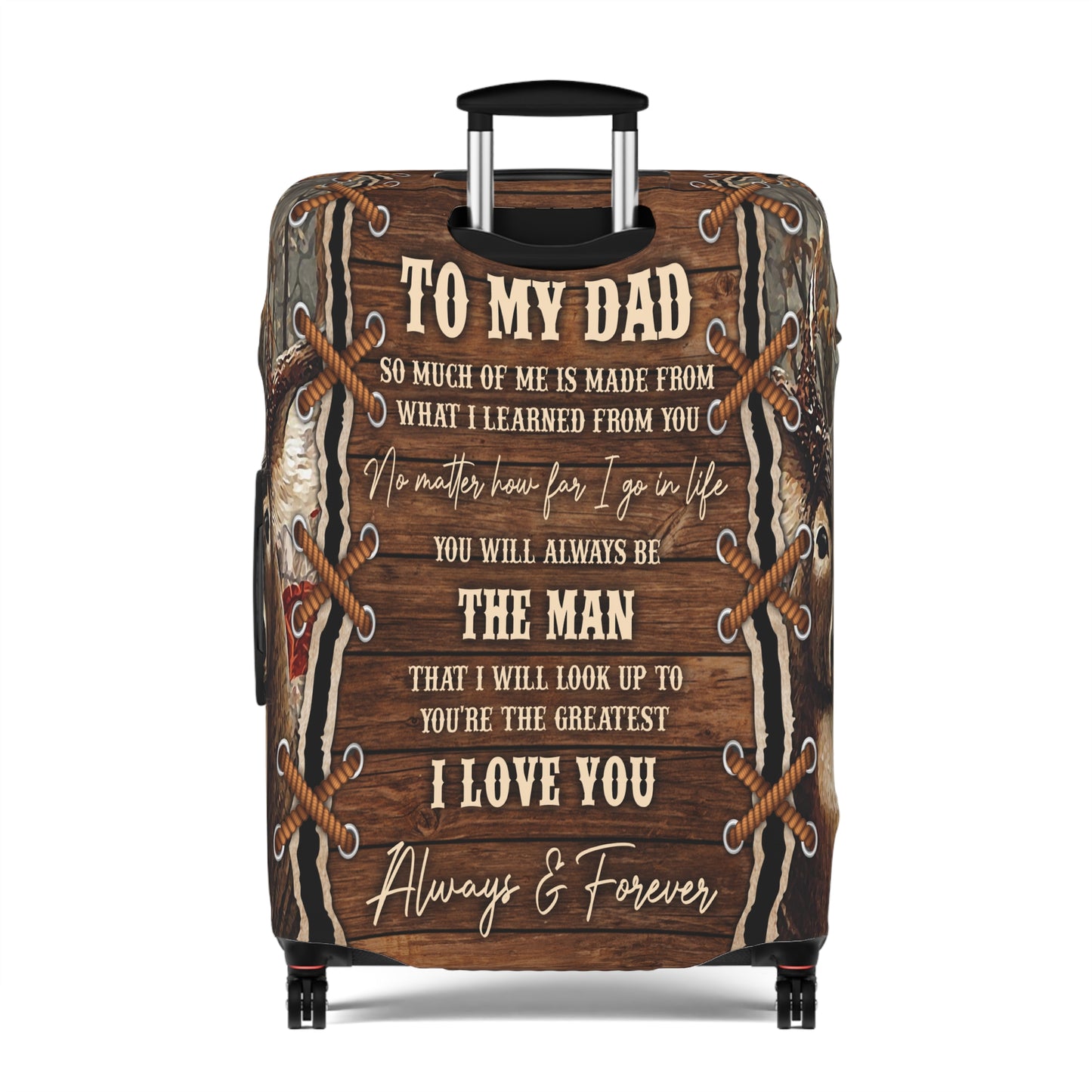 Luggage Cover, Dad Quote, awd-205