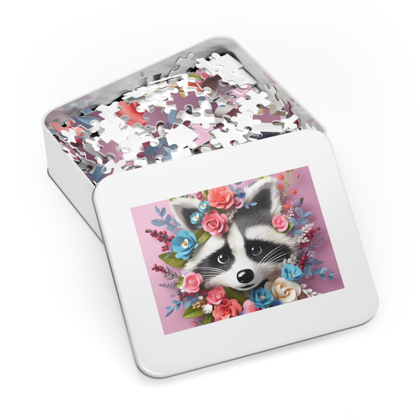 Jigsaw Puzzle, Racoon, Personalised/Non-Personalised (30, 110, 252, 500,1000-Piece)