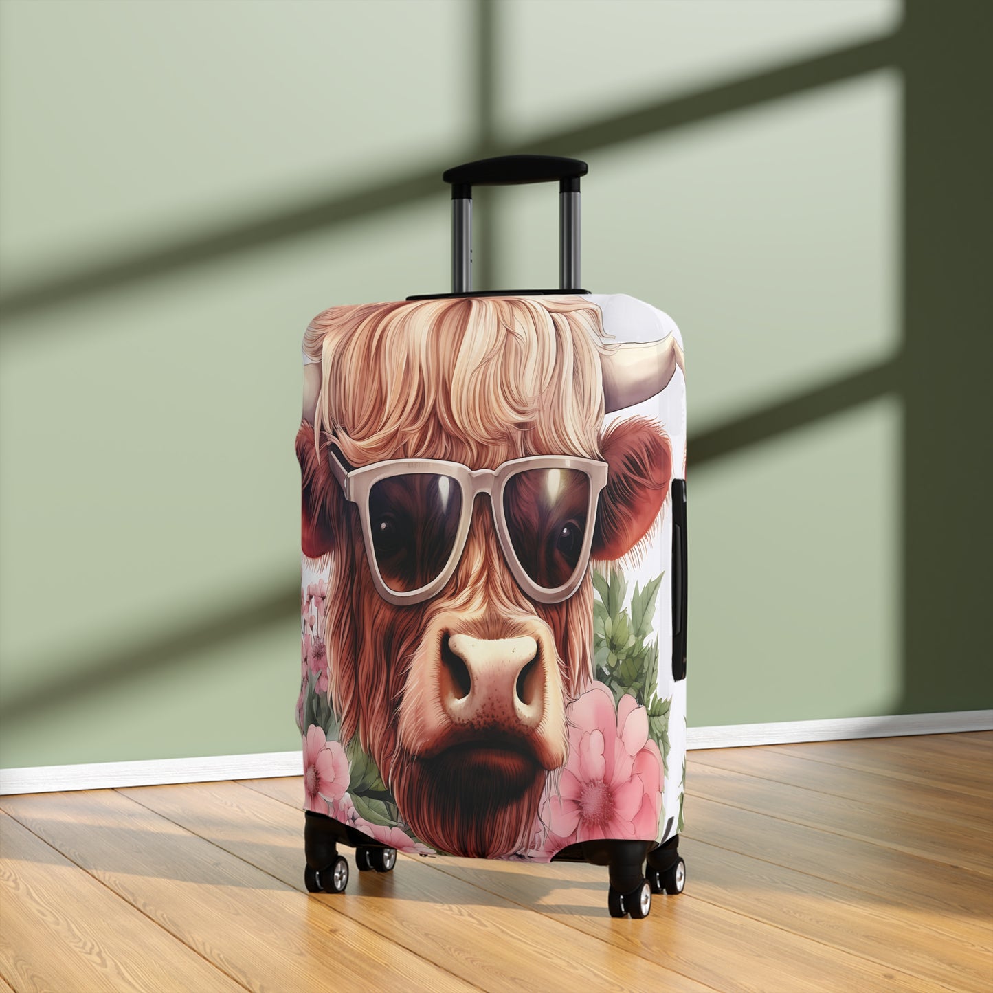 Luggage Cover, Highland Cow, awd-014