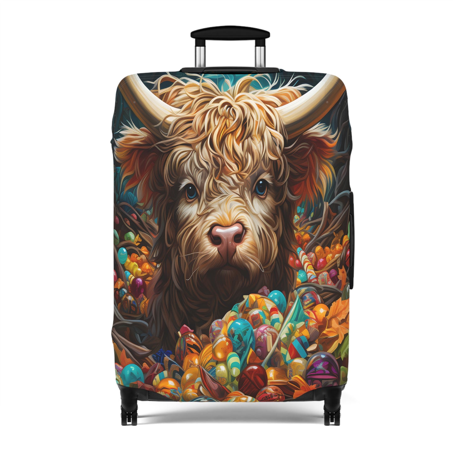 Luggage Cover, Highland Cow, awd-047