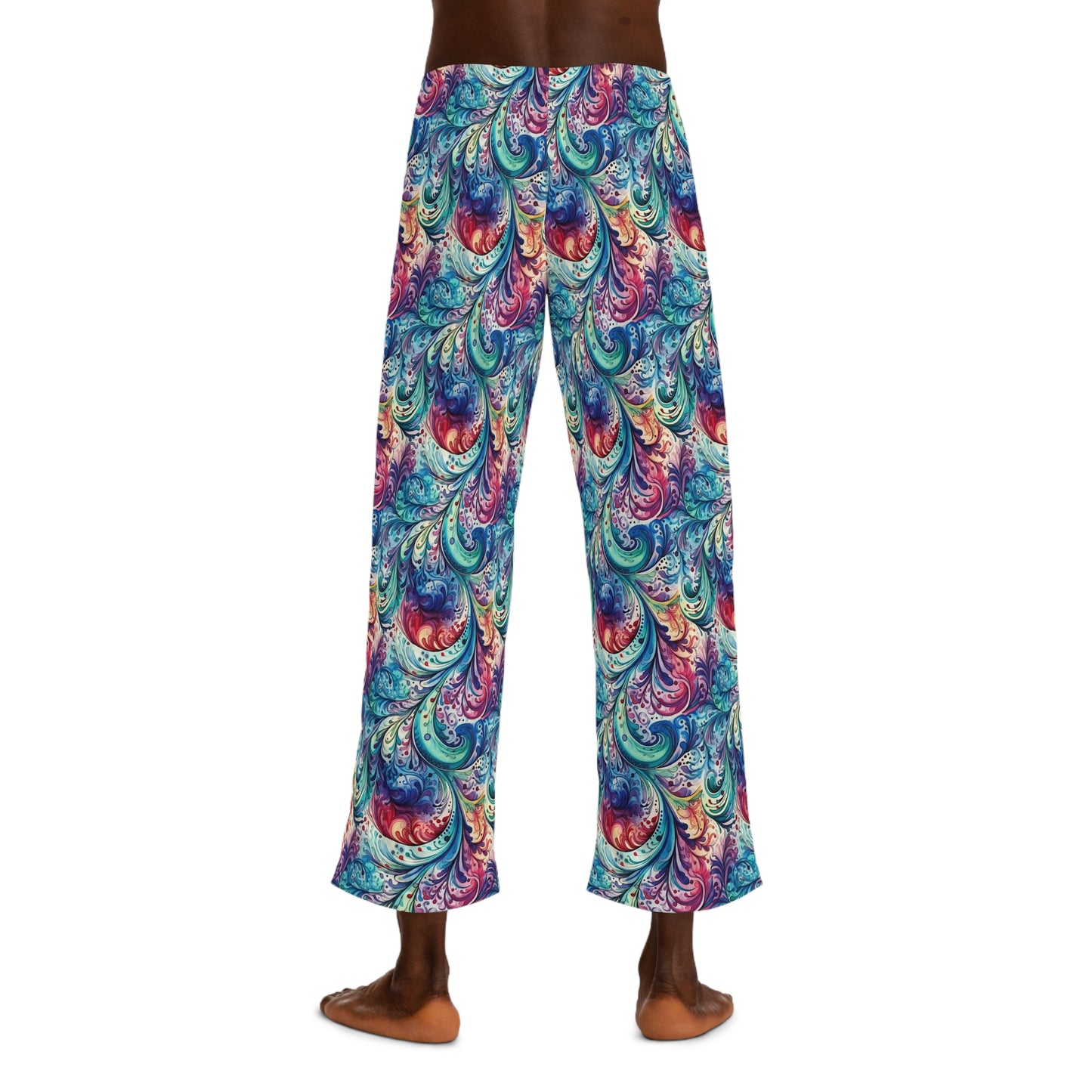 Men's Pajama Pants, Paisley, Sleepwear Bottoms