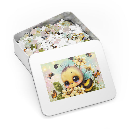 Puzzle, Bee, Personalised/Non-Personalised (30, 110, 252, 500,1000-Piece) awd-668