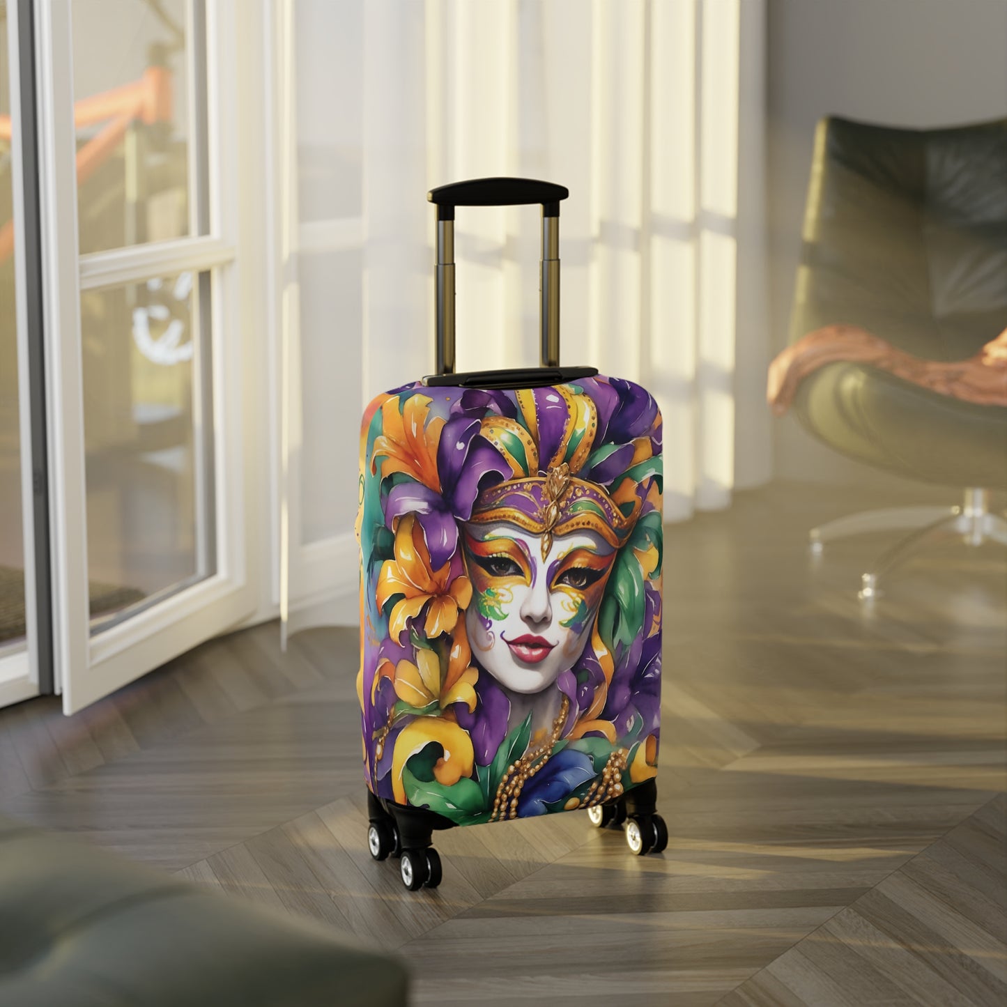 Luggage Cover, Mardi Gras, awd-442