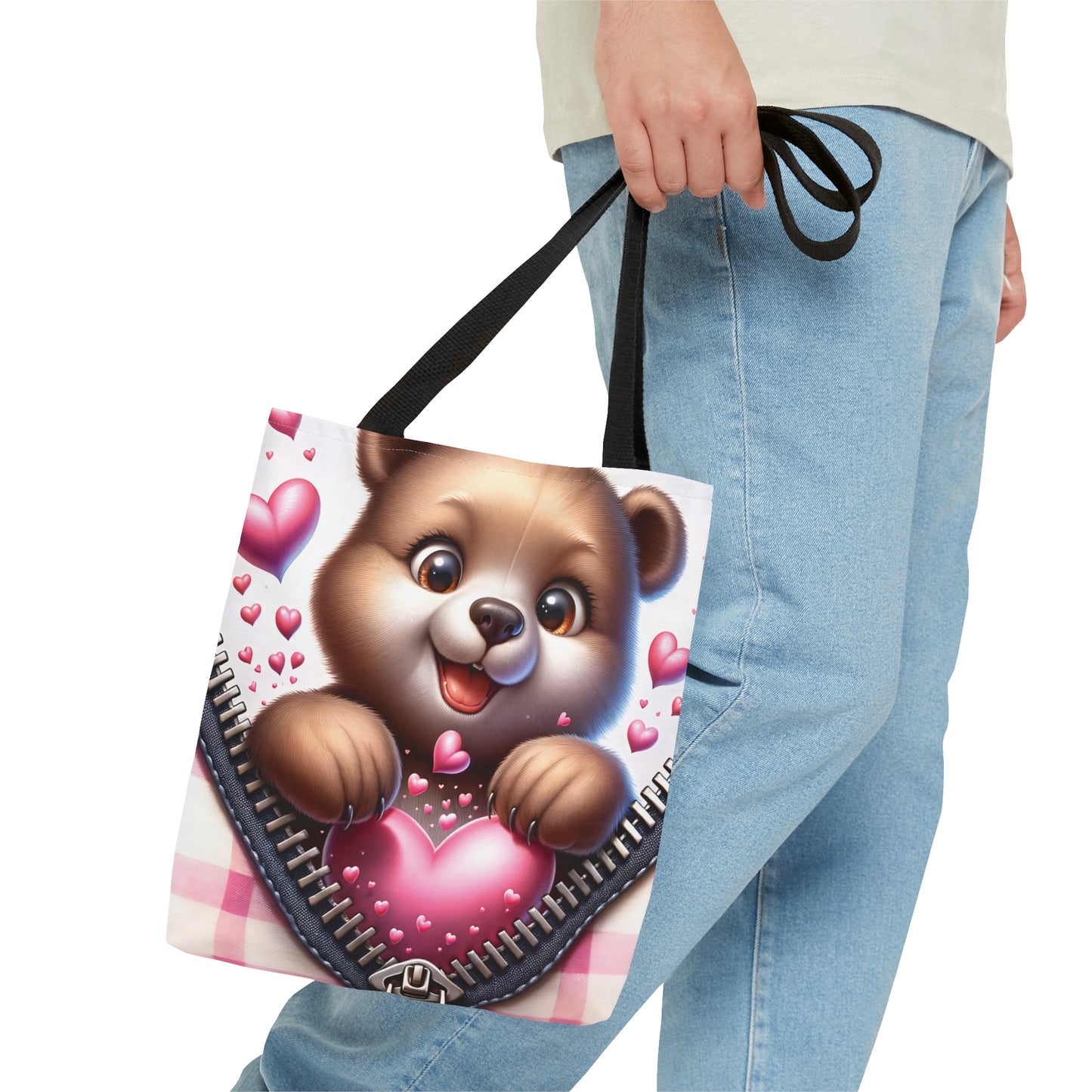 Tote Bag, Bear, Personalised/Non-Personalised Tote bag