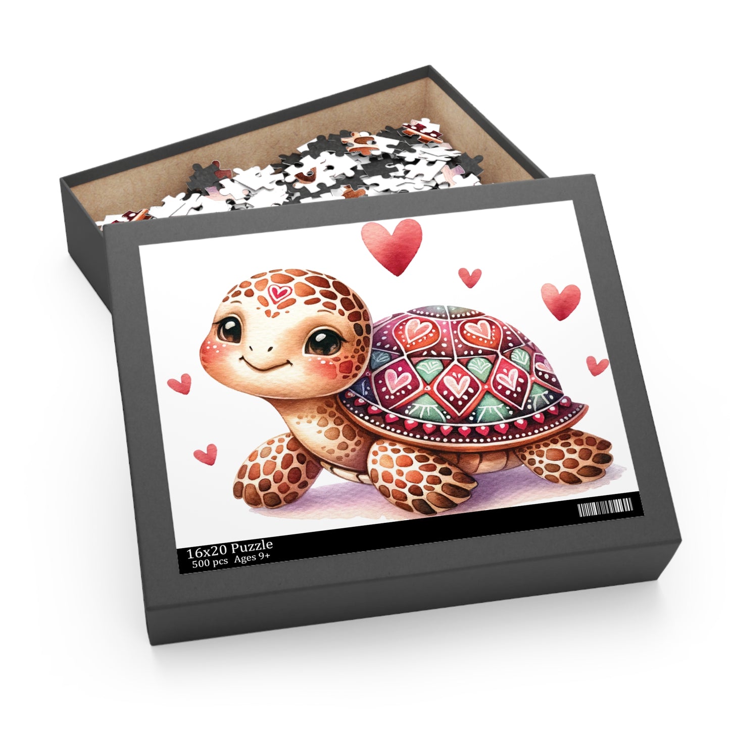 Personalised/Non-Personalised Puzzle, Turtle (120, 252, 500-Piece)