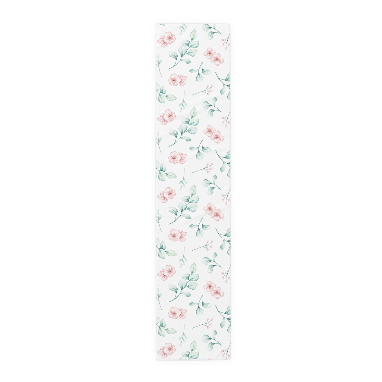 Floral Table Runner, Cotton Twill and Poly Available