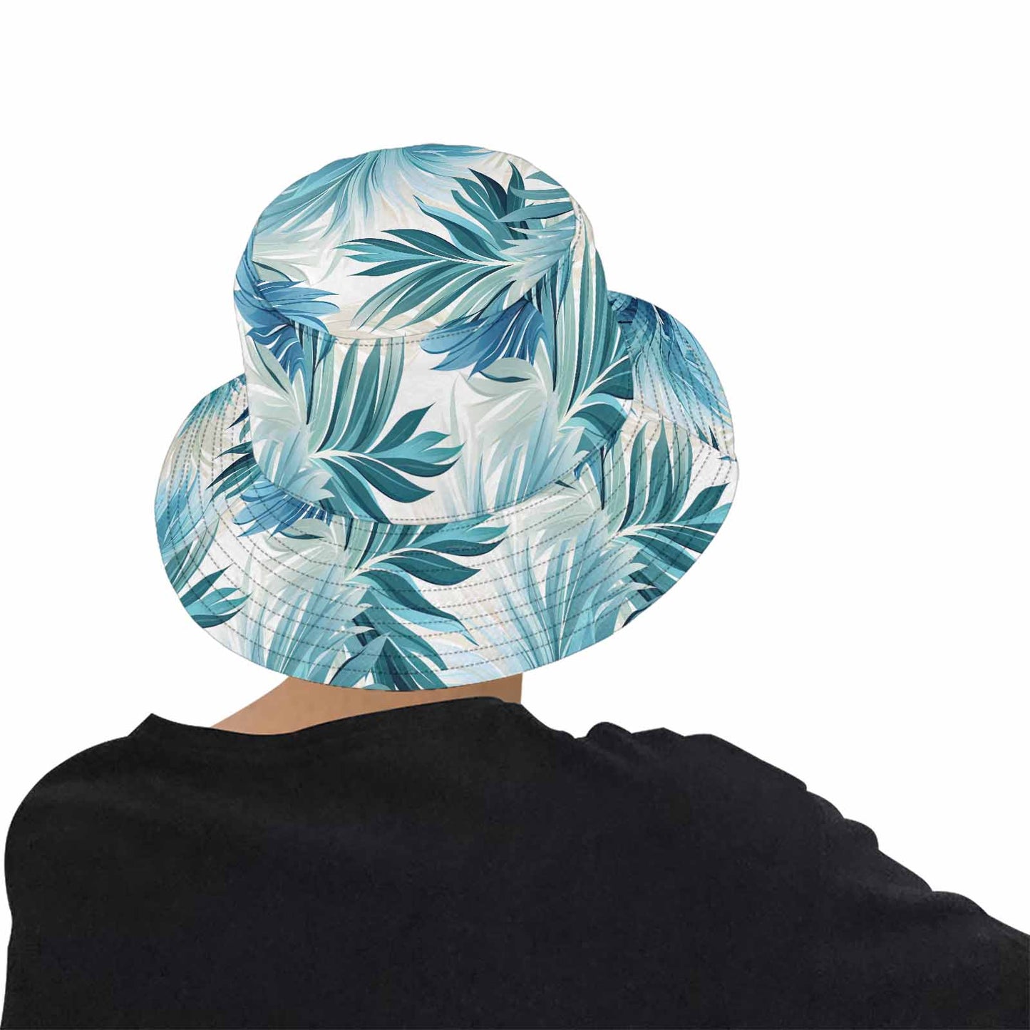 Blue Palms  Unisex Summer Single-Layer Bucket Hat