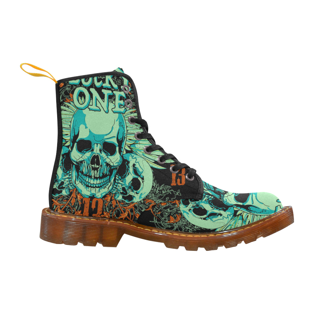 skull Martin Boots For Women Model 1203H