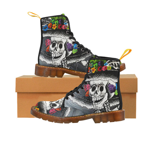 skull Martin Boots For Women Model 1203H