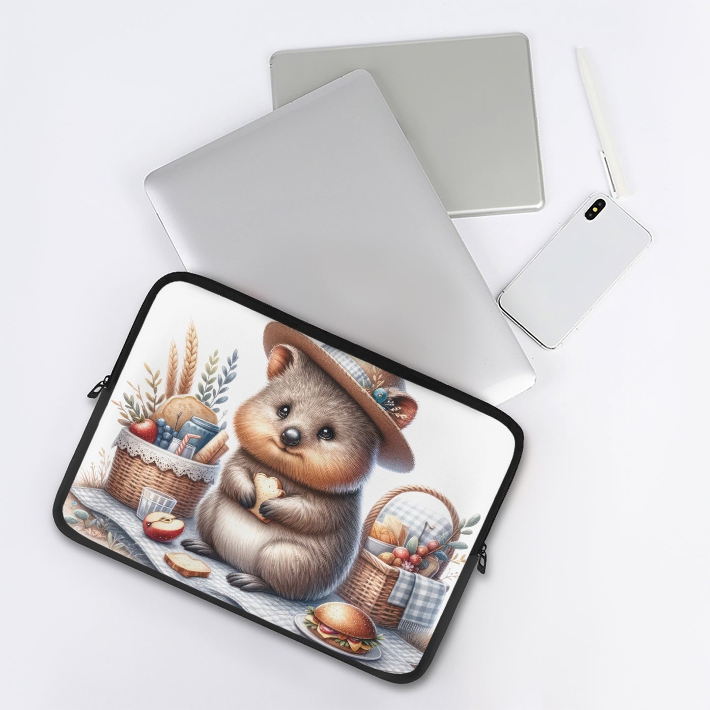 Laptop Sleeve - without handles - Australian Animals - Quokka