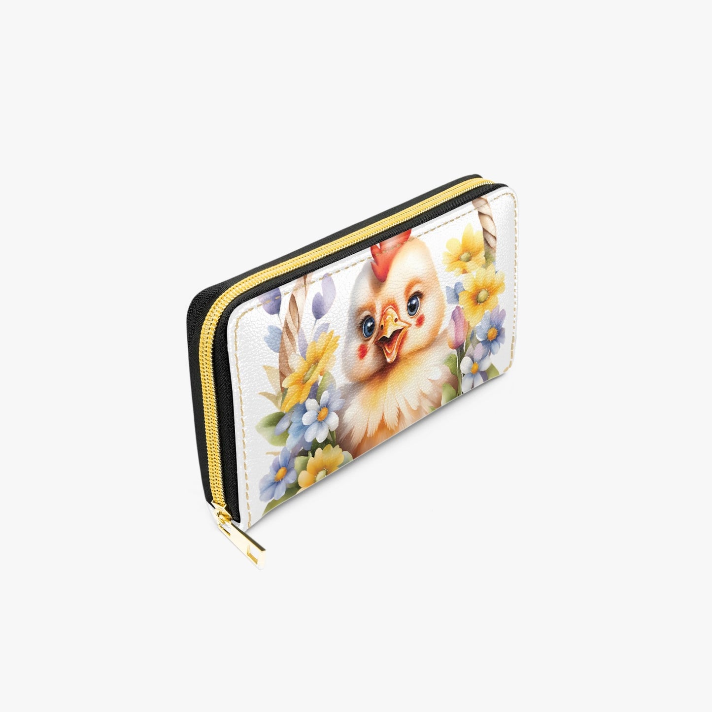 Long Type Zipper Purse, Chicken, awd-533