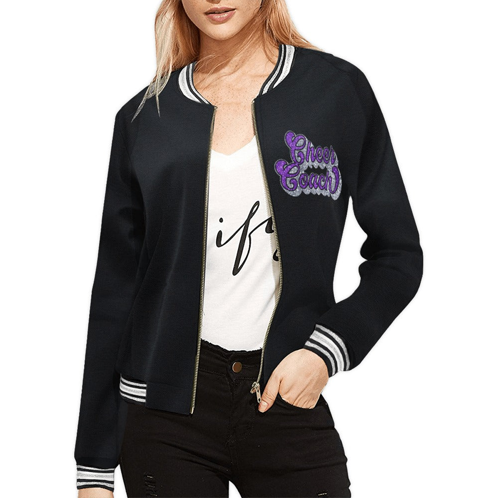 Cheer Coach Bomber Jackets for Women