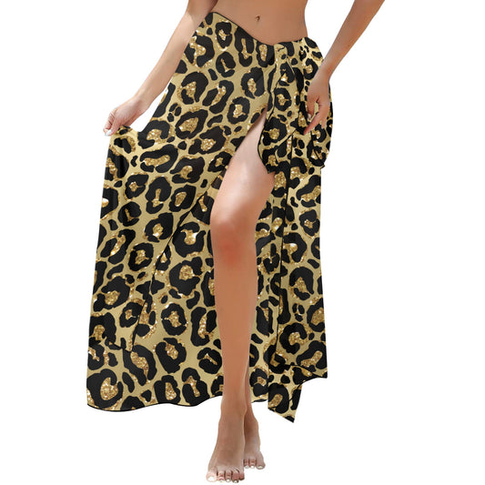 Animal print 4 Long Beach Sarong Wrap