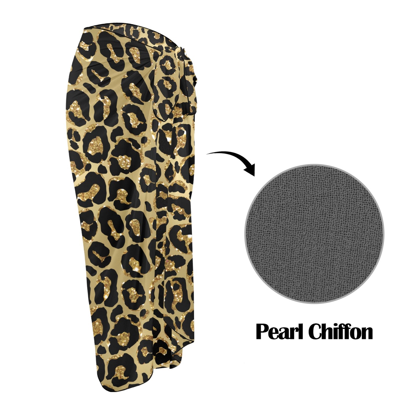 Animal print 4 Long Beach Sarong Wrap