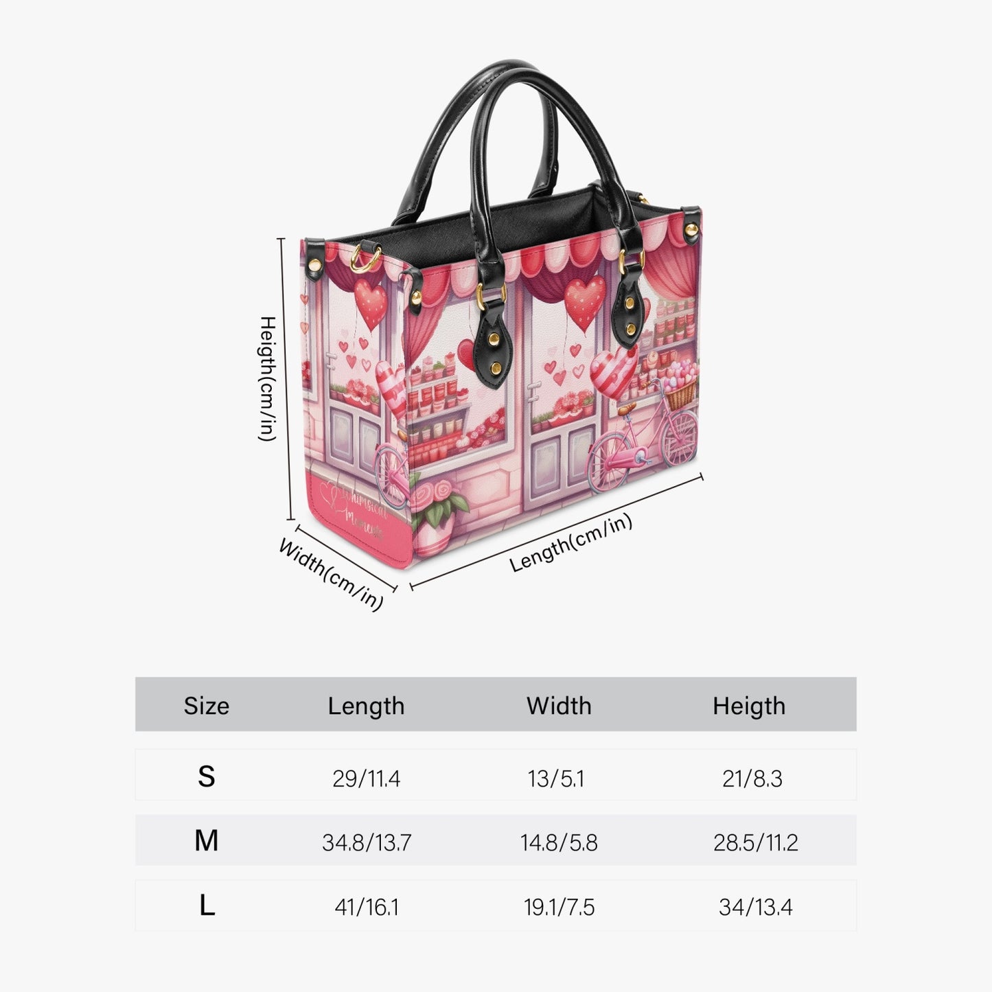 Women's Tote Bag - Candy Floss - Sugar Rush Heart Balloon