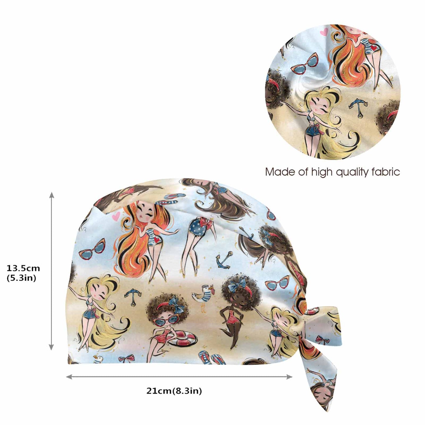 Nurse Scrub Cap Beach Party  Scrub Cap