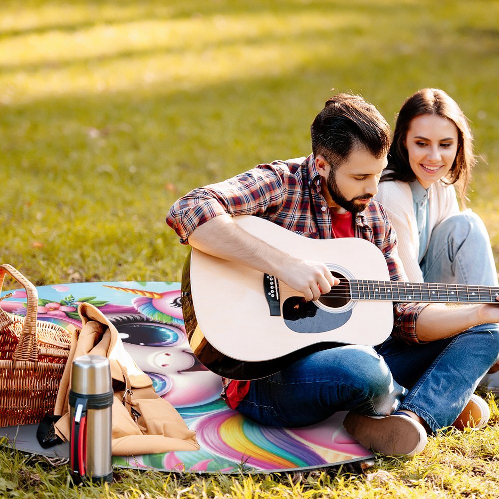 Round Picnic Mat Round outdoor picnic mat